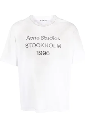 Acne Studios T-Shirt mit Logo-Print