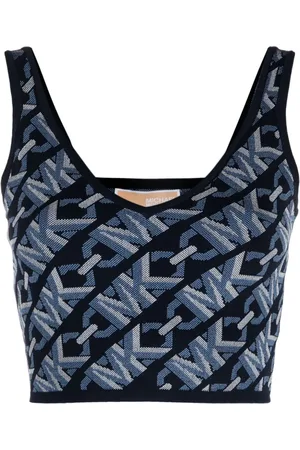 Michael Kors Top aus Monogramm-Jacquard