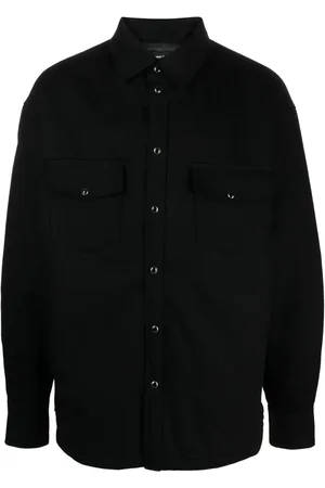 Purple Brand Gefütterte Twill-Hemdjacke