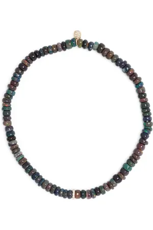Sydney Evan 14kt Gelbgold-Perlenarmband mit Opal und Diamanten
