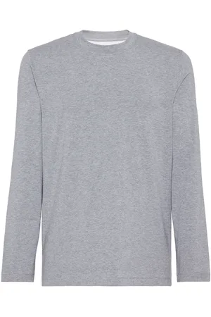Brunello Cucinelli Langarmshirt mit rundem Ausschnitt
