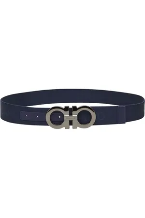 Salvatore Ferragamo Gancini Ripsband-Gürtel mit Logo-Jacquard