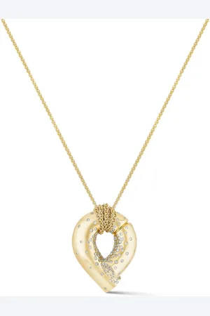 Tabayer 18kt Oera Gelbgoldhalskette mit einem Diamanten