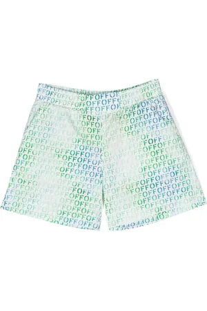 OFF-WHITE Badeshorts mit Logo-Print
