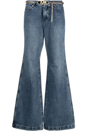Michael Kors Hoch sitzende Schlagjeans