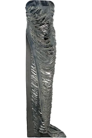 Rick Owens Luxor Oberteil in Distressed-Optik