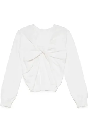 Nº21 Pullover mit Knotendetail