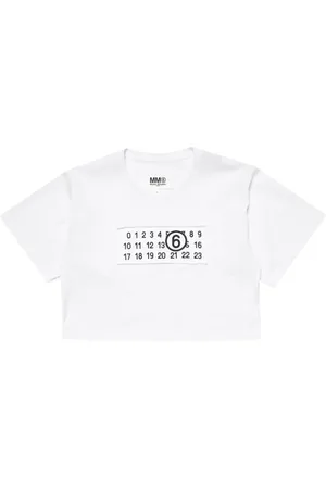 Maison Margiela T-Shirt mit Logo-Applikation