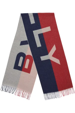 Bally Schal aus Logo-Jacquard mit Fransen