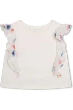 Chloé Gerüschte Bluse aus Bio-Baumwolle