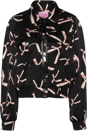 Pinko X Patrick McDowell Bomberjacke mit Print