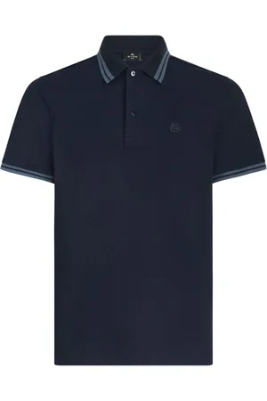 Etro Pikee-Poloshirt mit Logo-Stickerei