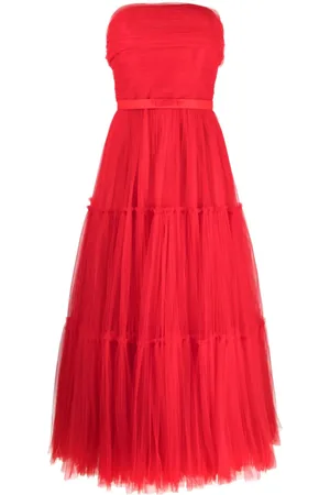 Ana Radu Schulterfreies Maxikleid