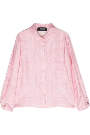 VERSACE Seidenhemd mit Barocco-Print