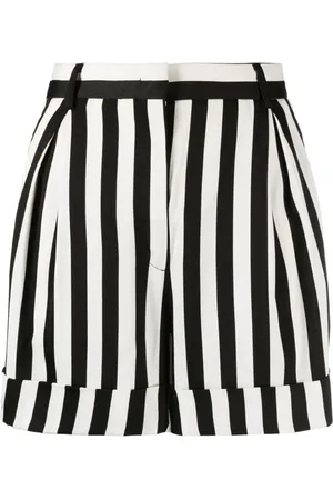 Moschino Gestreifte Wide-Leg-Shorts