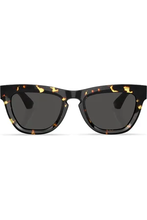 Burberry Eckige Sonnenbrille in Schildpattoptik