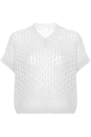ELEVENTY Strickoberteil mit V-Ausschnitt