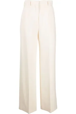 Nanushka Lanai High-Waist-Hose mit weitem Bein