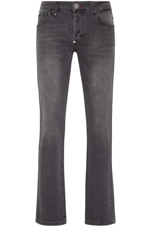 Philipp Plein Tief sitzende Supreme Iconic Straight-Leg-Jeans