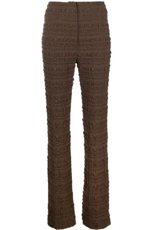 Nanushka Schmale Juna Seersucker-Hose