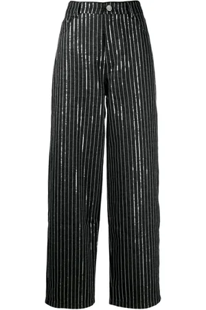 ROTATE Weite Paillettenhose