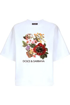 Dolce & Gabbana T-Shirt mit Blumen-Print