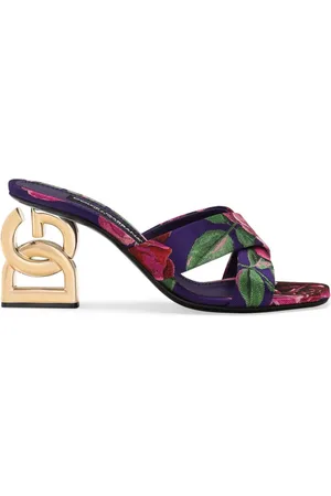Dolce & Gabbana 3.5 Mules mit Blumenmuster