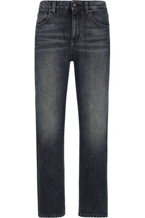 Dolce & Gabbana Halbhohe Boyfriend-Jeans