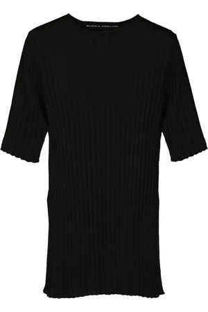 Gloria Coelho T-Shirt mit Schlitz
