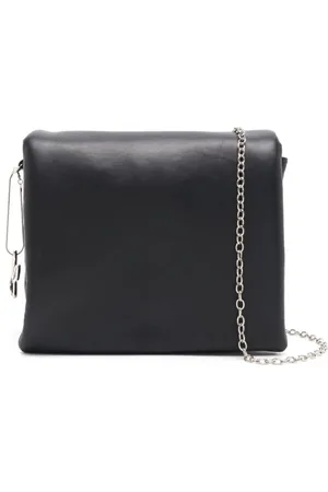 Gloria Coelho Faux-Leder-Schultertasche mit Nieten