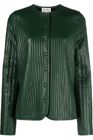 Totême Gesteppte Lederjacke