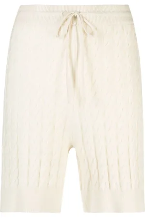 Totême Shorts mit Zopfmuster