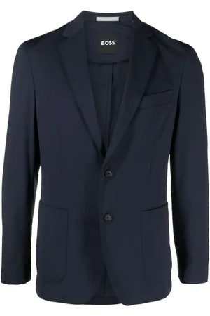 HUGO BOSS Sakko mit fallendem Revers