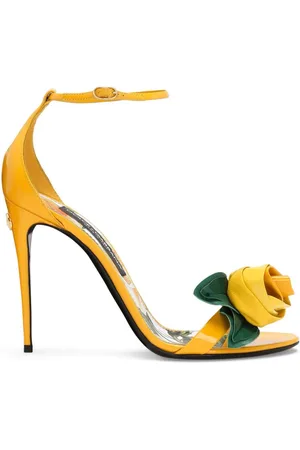 Dolce & Gabbana Keira Sandalen mit Blumenapplikation 105mm