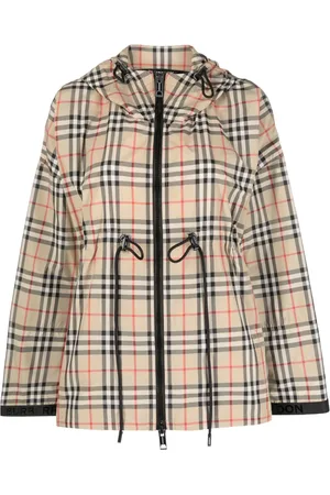 Burberry Karierte Kapuzenjacke