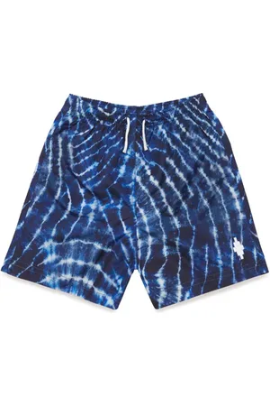 MARCELO BURLON Badeshorts mit Wellen-Print