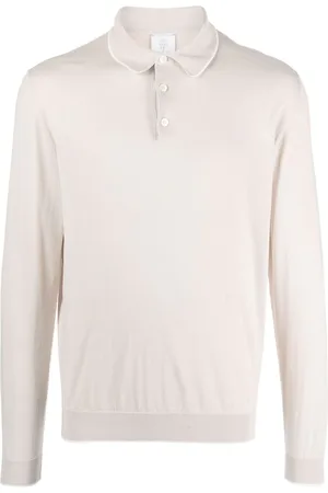 ELEVENTY Langärmeliges Poloshirt
