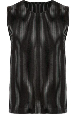 Issey Miyake Plissiertes Trägershirt