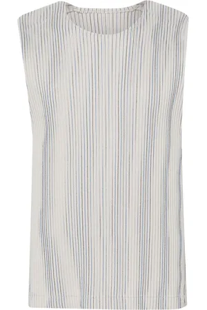Issey Miyake Plissiertes Trägershirt