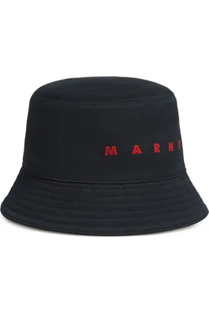 Marni Fischerhut mit Logo-Stickerei
