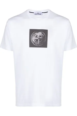 Stone Island T-Shirt mit Kompass-Print