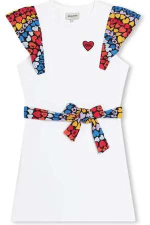 Sonia Rykiel Enfant Kleid mit Herz-Print