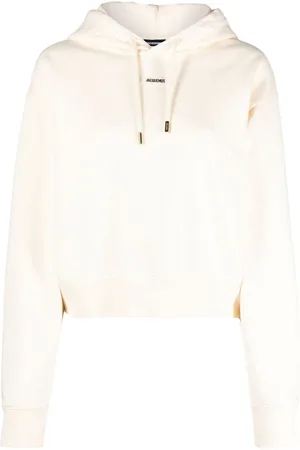 Jacquemus Le Hoodie Gros Grain Oberteil mit Logo-Applikation