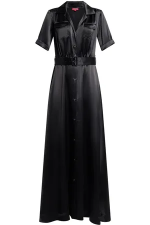 Staud Millie Hemdkleid mit Satin-Finish