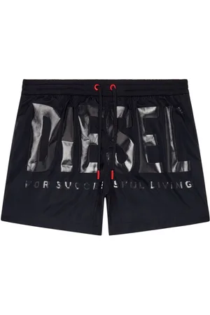 Diesel Bmbx-Ken-37 Badeshorts mit Jeans-Print