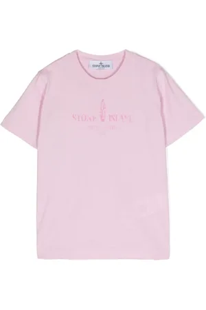Stone Island T-Shirt mit Logo-Print