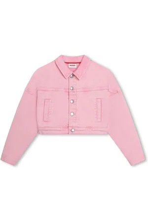 HUGO BOSS Strickjacke mit Logo-Applikation