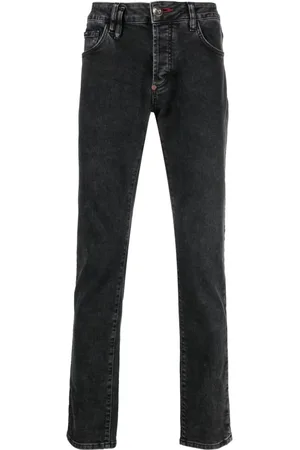 Philipp Plein Iconic Plein Straight-Leg-Jeans