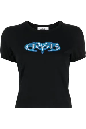 AMBUSH T-Shirt mit beflocktem Logo