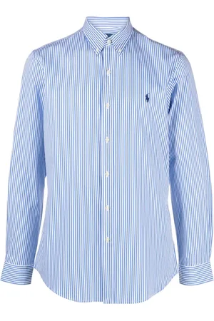 Ralph Lauren Gestreiftes Hemd mit Logo-Stickerei
